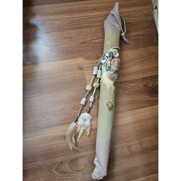 Native American Style Ceramic  Hanging Incense Burner - Picture 1 of 6